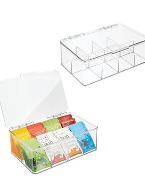 The Container Store Tea Bag Storage Box